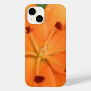 Orange Lily Floral Case-Mate iPhone 14 Case