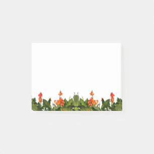 Orange Lily Flowers In A Garden Post-it Notes