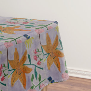 Orange Lily  Tablecloth
