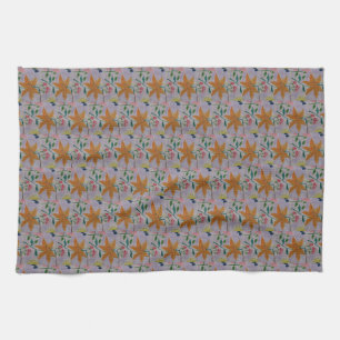 Orange Lily Tea Towel
