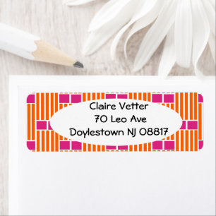 Orange Lines and Pink Boxes