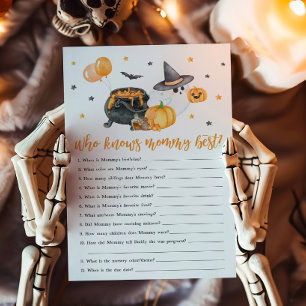 Orange Little Boo Ghost Who knows Mommy Best Game