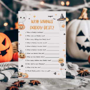 Orange Little Boo Who knows Daddy Best Game