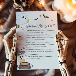 Orange Little Boo Who knows Mommy Best Game