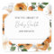 Orange Little Cutie Baby Shower Bookplate