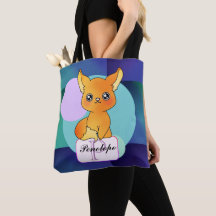 Orange Little Kawaii Sitting Fox