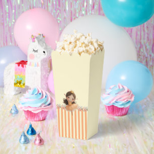 Orange Little Princess Ball Favour Box