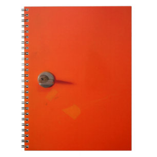 Orange locker notebook