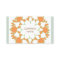 Orange Lotus Flower Business Card