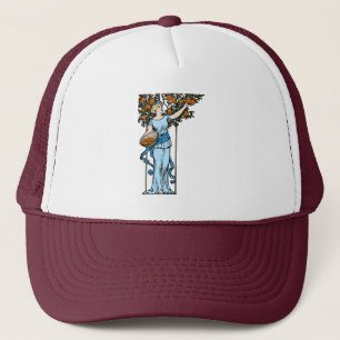 Orange Maiden Trucker Hat