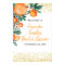 Orange main squeeze Bridal Shower Welcome sign