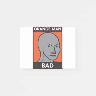 Orange Man Bad Post-it Notes
