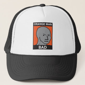 Orange Man Bad Trucker Hat