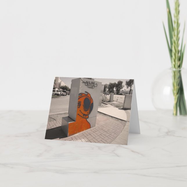 Orange man card (Front)