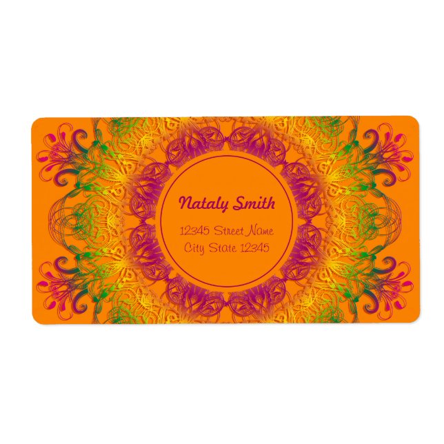 Orange Mandala (Devant)
