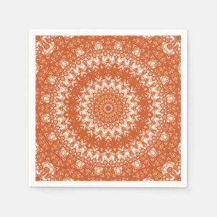 Orange mandala. napkin