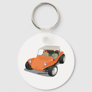 Orange Manx Only Keychain