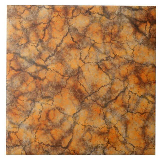 Orange marble background tile (Front)