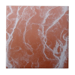 Orange marble pattern tile