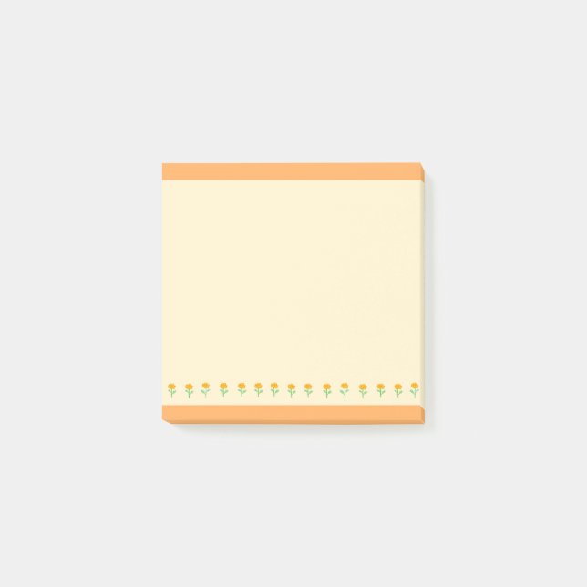 Orange Marigold Post-it Notes (Front)