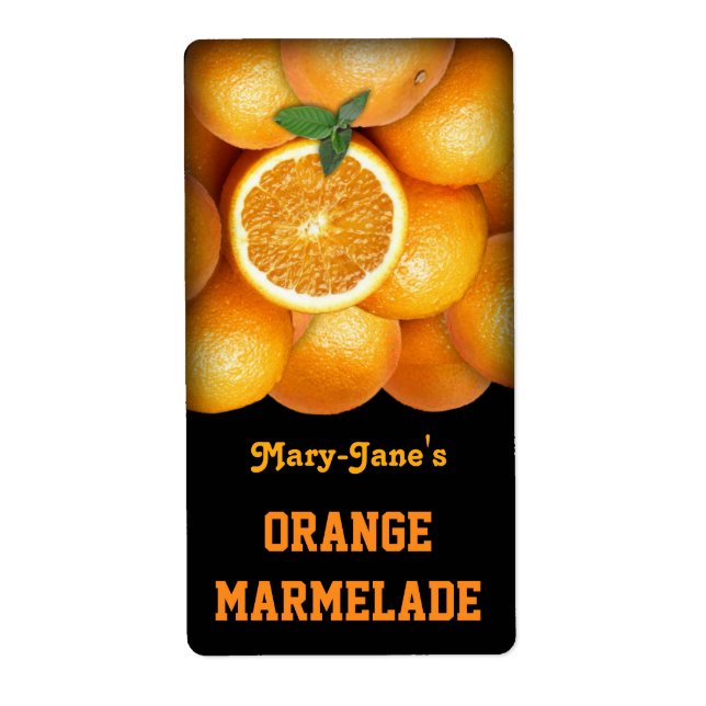Orange Marmelade (customizable) (Front)