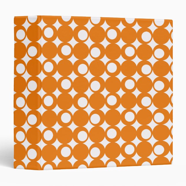 Orange Mod Ball Design @ Emporio Moffa Binder (Front/Spine)