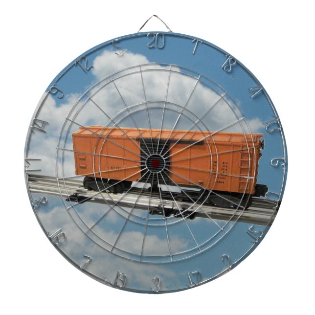Orange Model Boxcar Dartboard (Front)