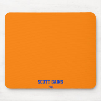 Orange Mouse Pad