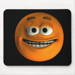 Orange Mouse Pad