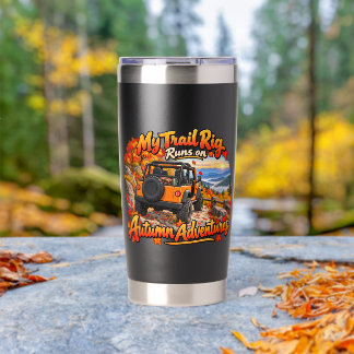 Orange_My Trail Rig Insulated Tumbler