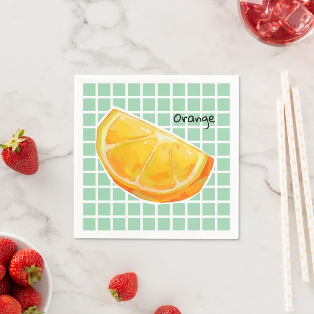 Orange Napkin (Insitu)
