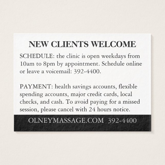 Orange, Noir, Blanc pour Massage et Esthétique (Dos)