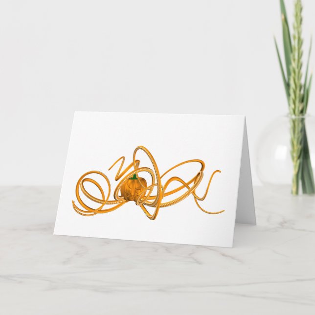Orange Octopus Card (Front)
