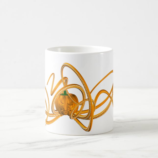 Orange Octopus Coffee Mug (Center)