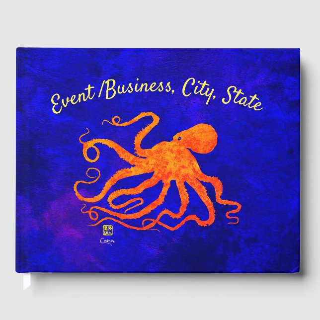 Orange Octopus - Guest Book (Front)