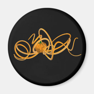 Orange Octopus Magnet
