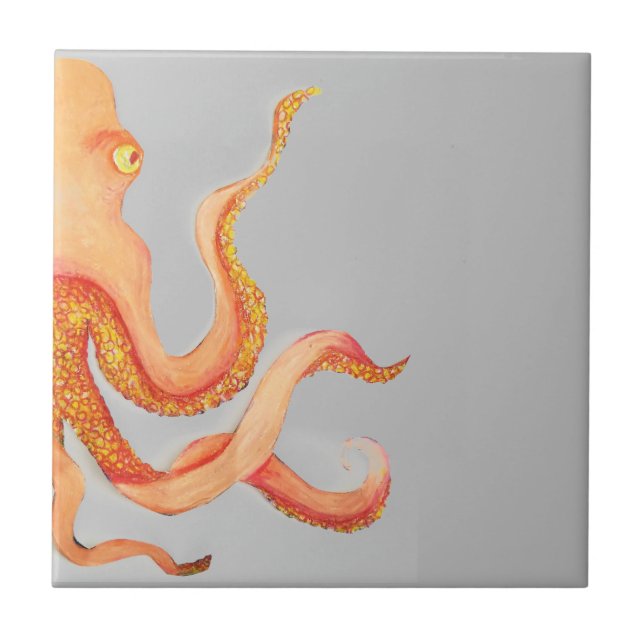 orange octopus tile (Front)
