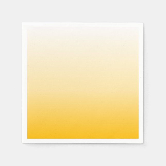 Orange Ombre Gradient Napkin (Front)