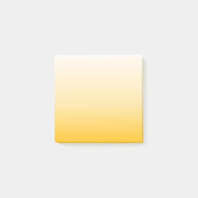 Orange Ombre Gradient Post-it Notes (Front)