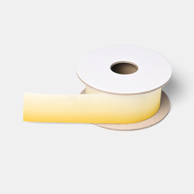 Orange Ombre Gradient Satin Ribbon (Spool)