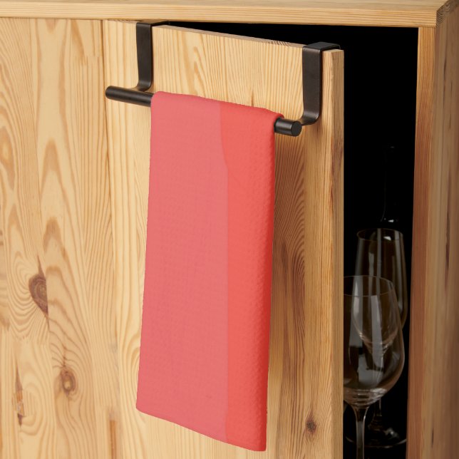Orange Ombre  Kitchen Towel (Thirds Fold)
