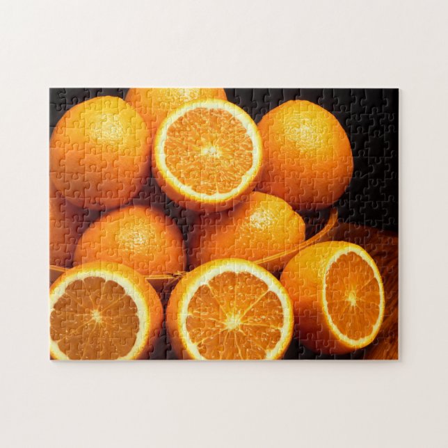 Orange Oranges Fruit Jigsaw Puzzle (Horizontal)