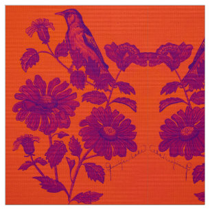 Orange Oriole Fabric