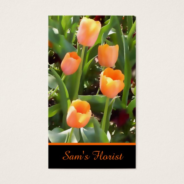 Orange Painted Tulips (Front)