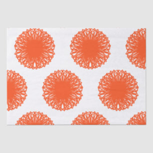Orange Palette Sphere Graphics Abstract Art  Tissue Paper