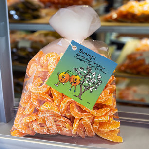 Orange Pals Funny Cartoon Marmalade Jelly and More Favour Tags