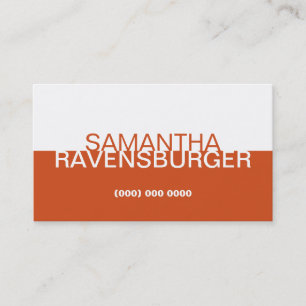 Orange Panel Business Card