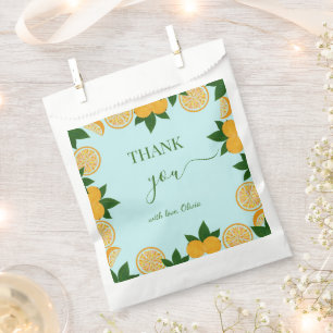 Orange Party Fruit Fresh Baby Shower Gift Favour Bag