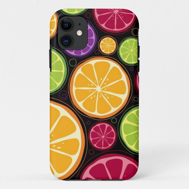 Orange pattern and background Case-Mate iPhone case (Back)