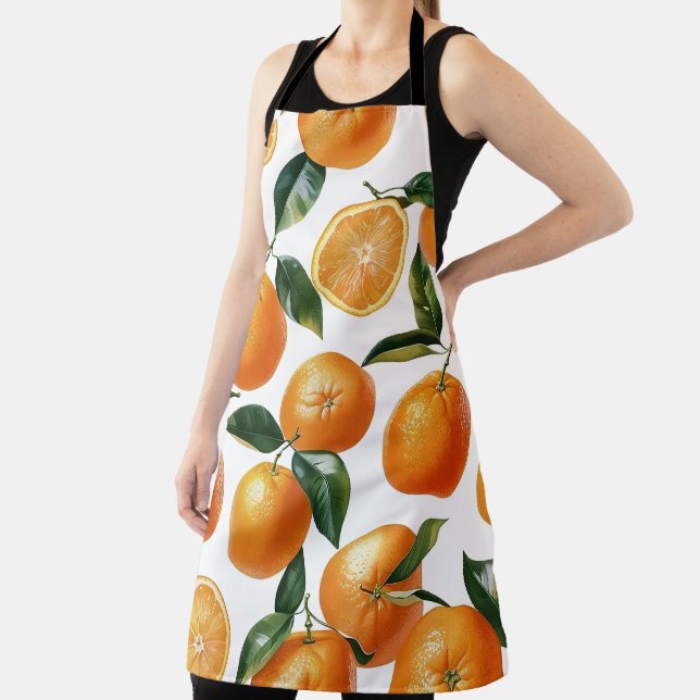 Orange Pattern Apron (Insitu)